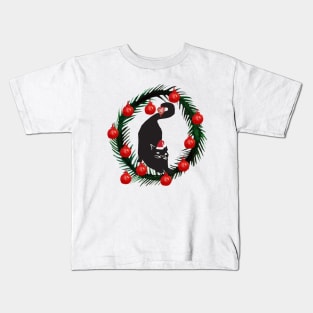 Merry Christmas Kitty Kids T-Shirt